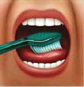 Gently brush your tongue to remove bacteria and freshen breath.